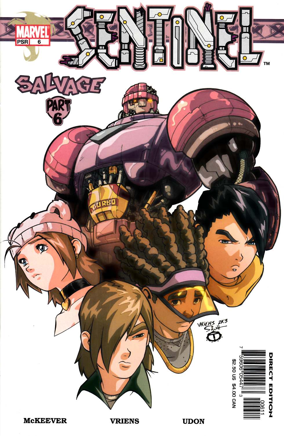 Sentinel #6 Near Mint (9.4) [Marvel Comic] THUMBNAIL