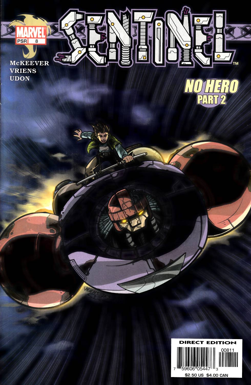Sentinel #8 Very Fine (8.0) [Marvel Comic] LARGE