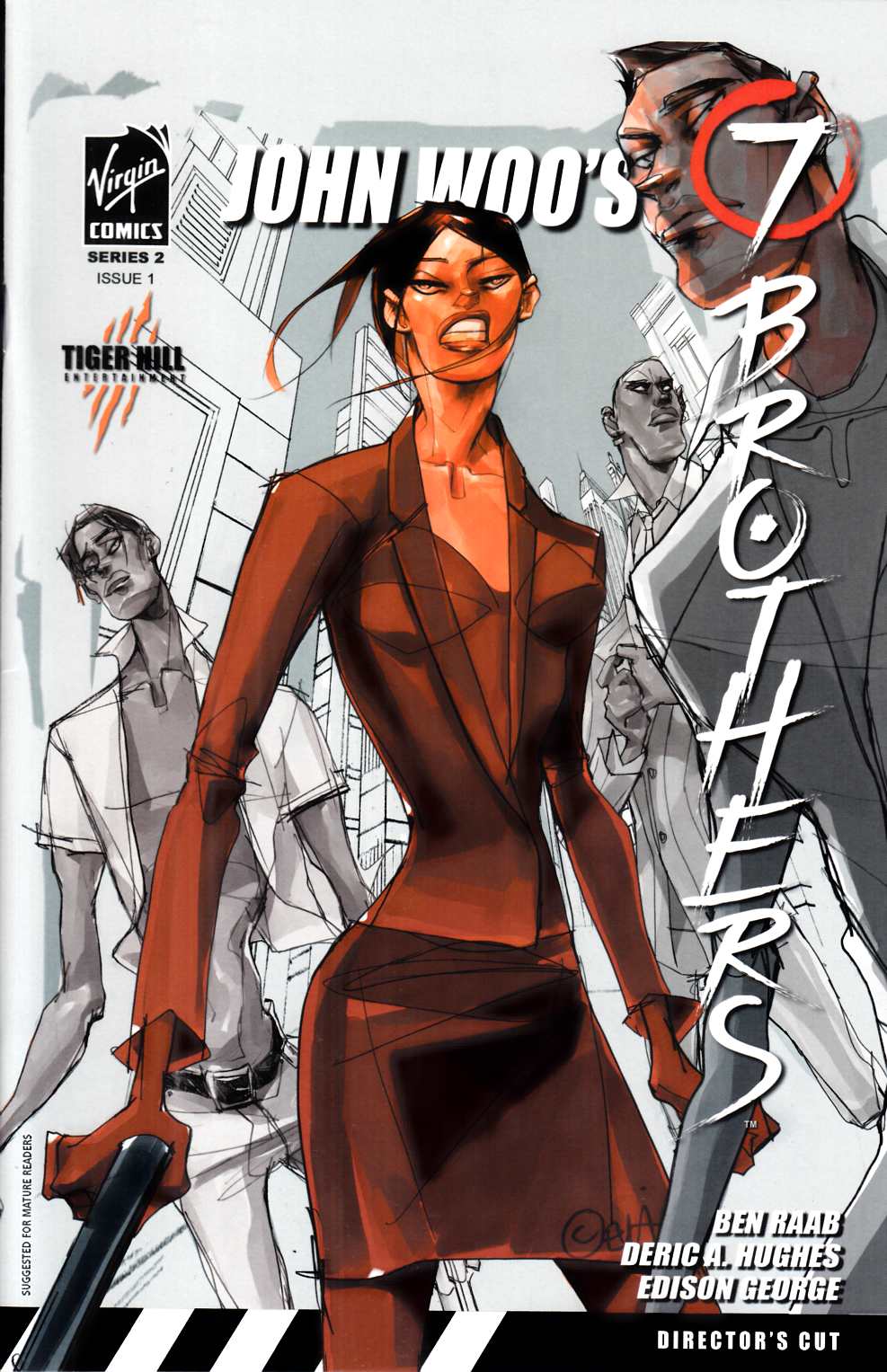 John Woo's Seven Brothers Series 2 #1 Near Mint (9.4) [Virgin Comic] LARGE