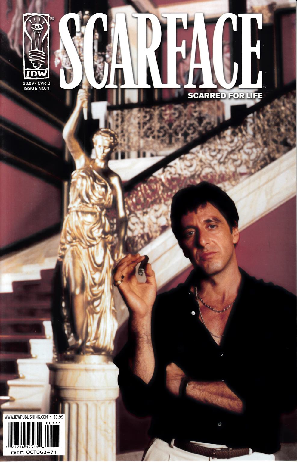 Scarface Scarred for Life #1 Cover B Near Mint (9.4) [IDW Comic] LARGE