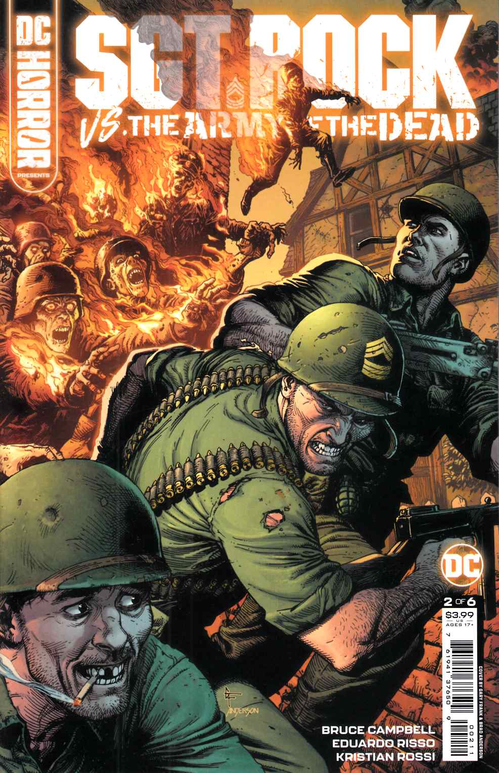 Sgt Rock vs the Army of the Dead #2 Near Mint (9.4) [DC Comic] LARGE