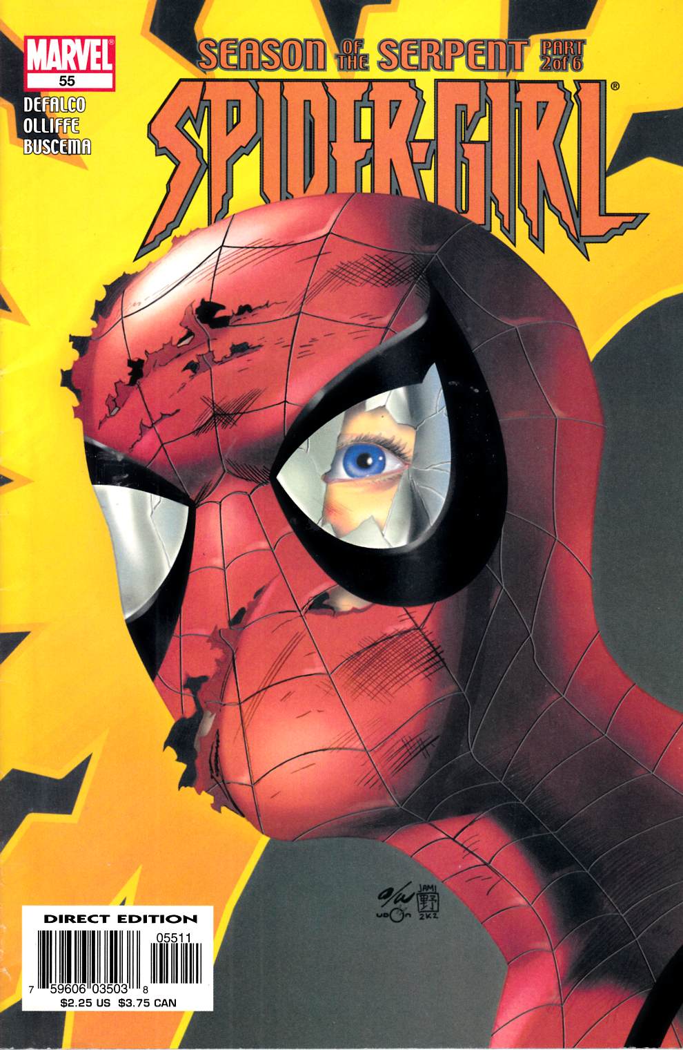 Spider-Girl #55 Fine (6.0) [Marvel Comic] LARGE