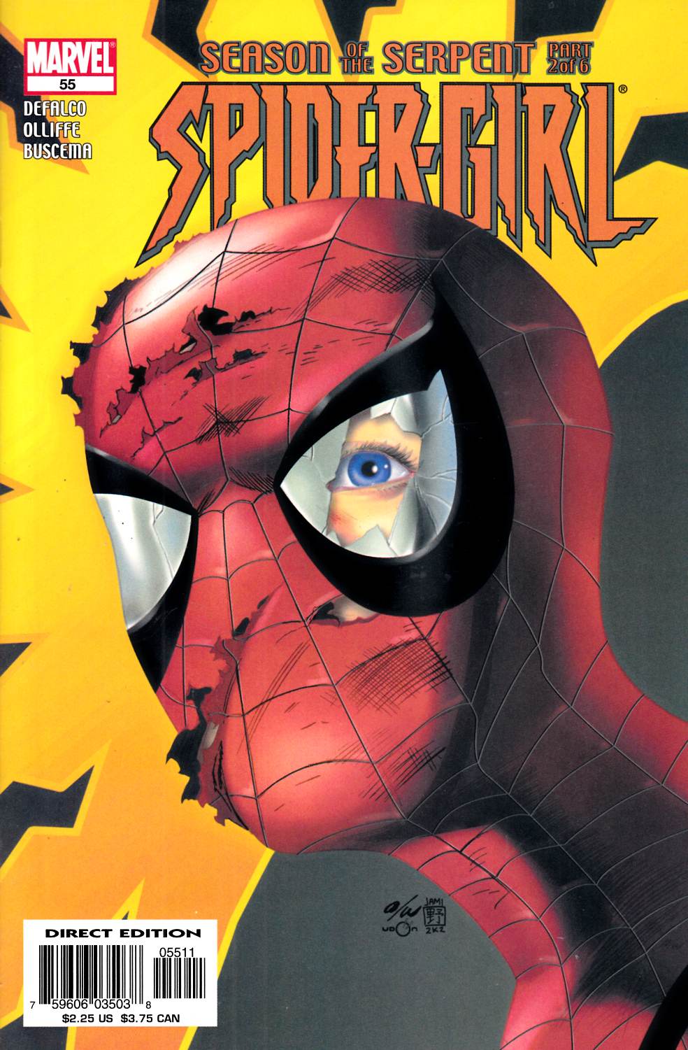Spider-Girl #55 Near Mint (9.4) [Marvel Comic] LARGE