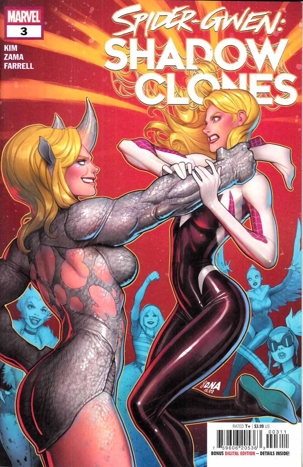 Spider-Gwen Shadow Clones #3 Near Mint (9.4) [Marvel Comic] LARGE