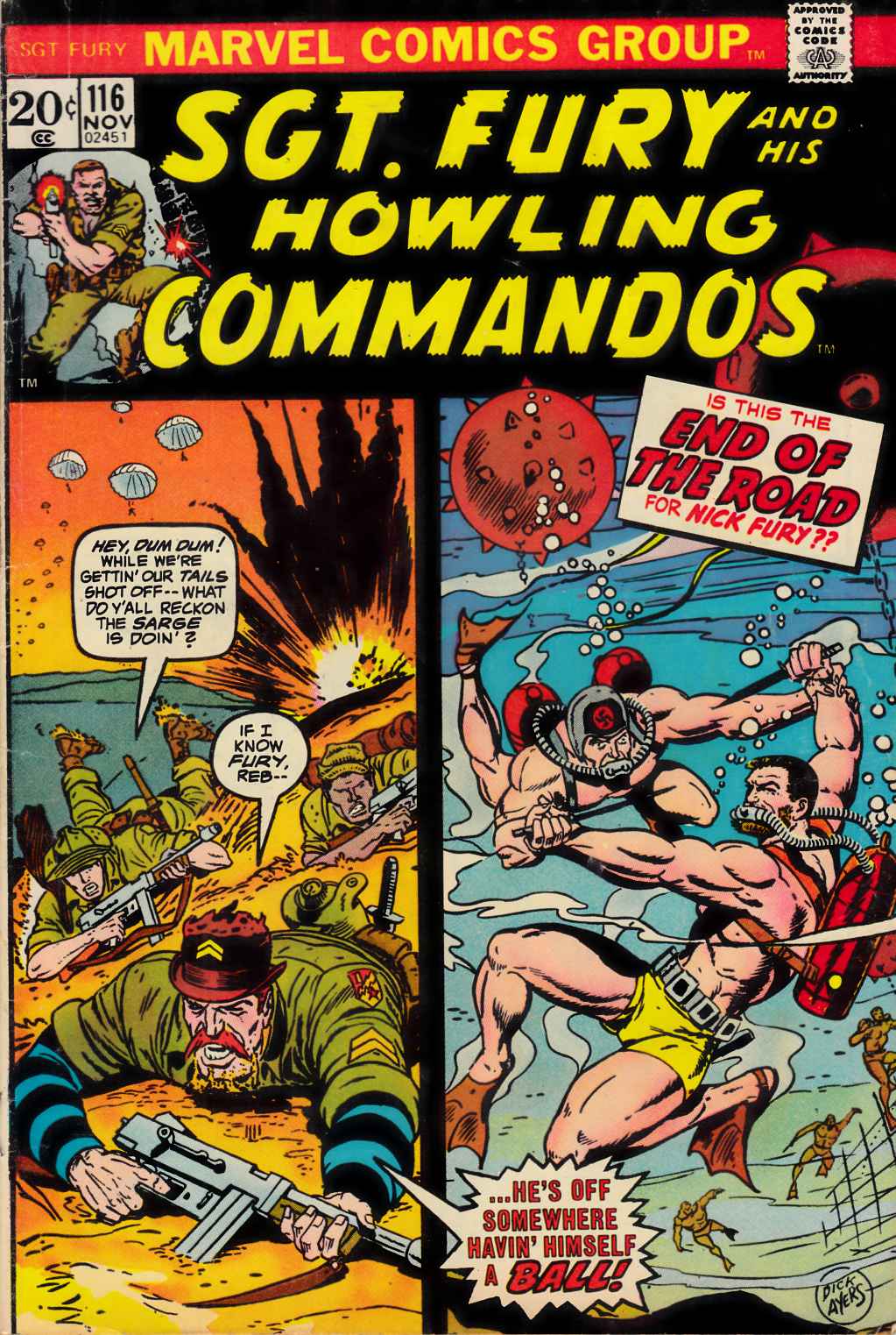 Sgt. Fury and His Howling Commandos #116 Very Good (4.0) [Marvel Comic] LARGE