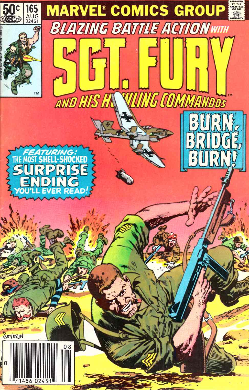 Sgt. Fury and His Howling Commandos #165 Very Good (4.0) [Marvel Comic] LARGE
