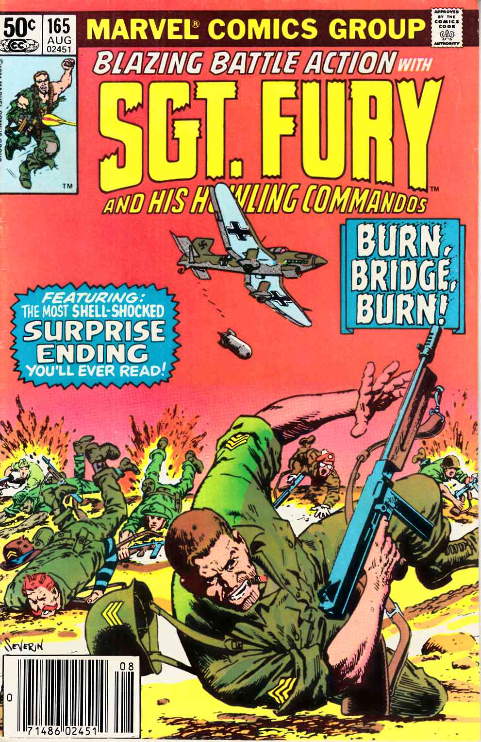 Sgt. Fury and His Howling Commandos #165 Fine (6.0) [Marvel Comic] LARGE