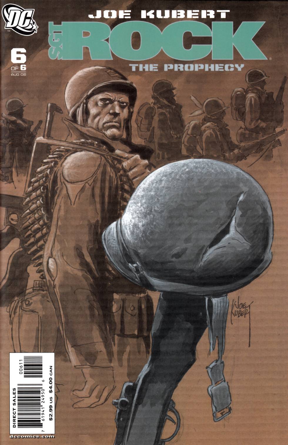 Sgt Rock The Prophecy #6 Near Mint (9.4) [DC Comic] LARGE