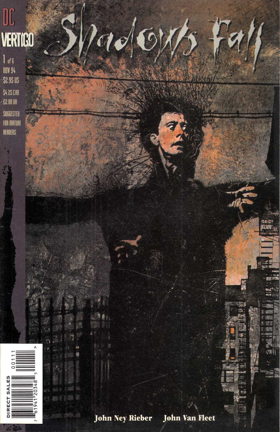 Shadows Fall #1 Near Mint (9.4) [DC Comic] LARGE