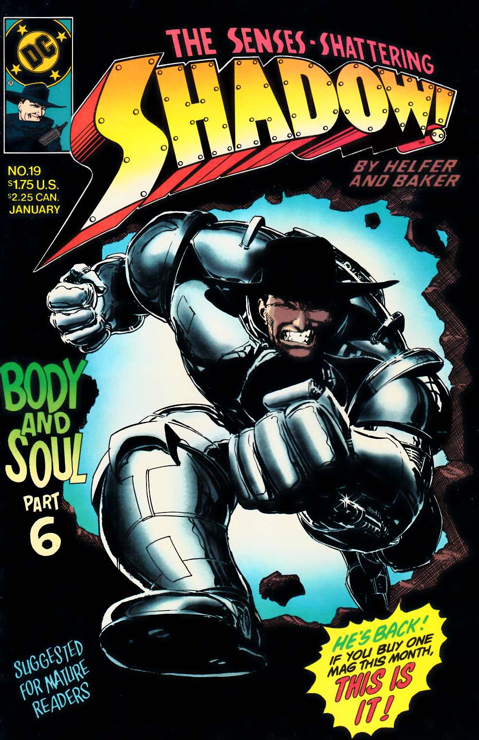Shadow #19 Near Mint (9.4) [DC Comic] THUMBNAIL