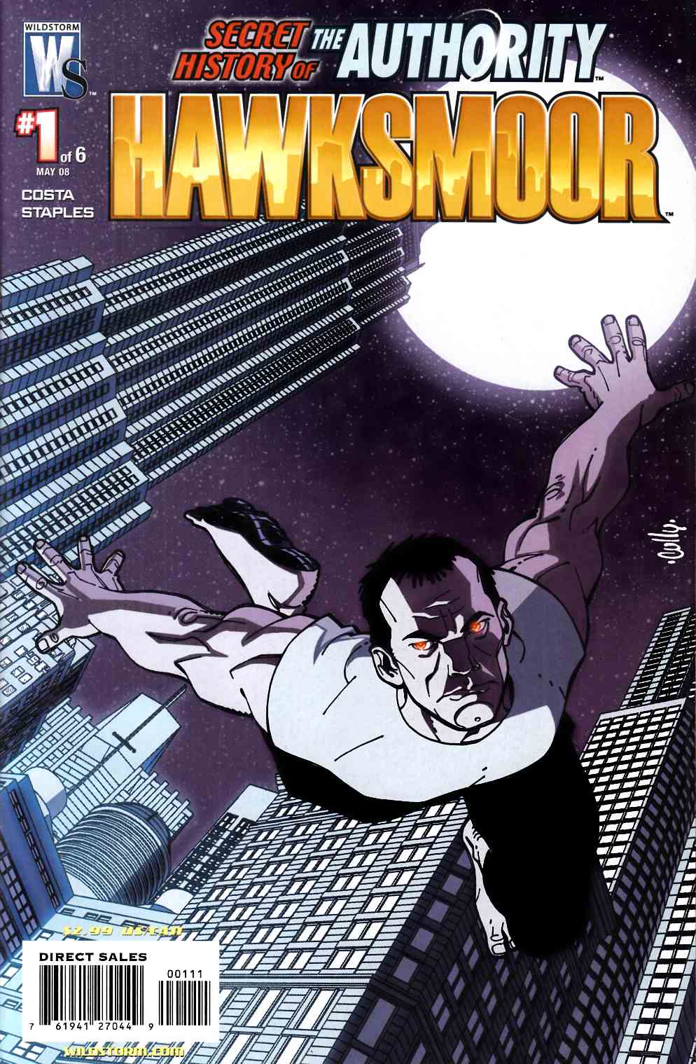 Secret History of the Authority Jack Hawksmoor #1 Near Mint (9.4) [DC Comic] THUMBNAIL