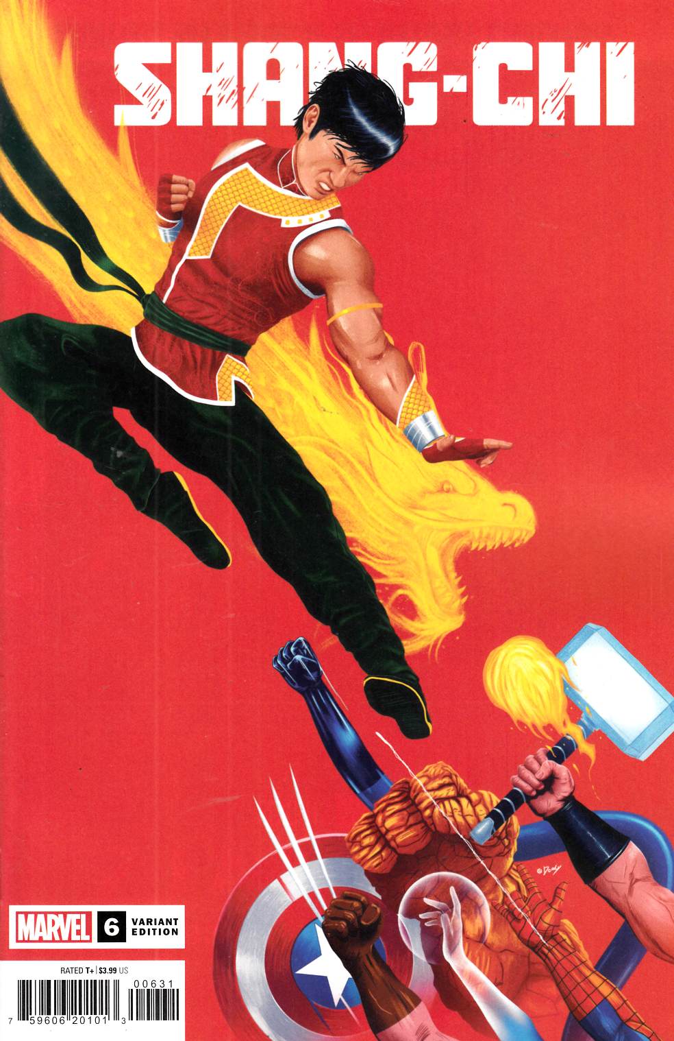 Shang-Chi #6 Doaly Variant Cover Near Mint (9.4) [Marvel Comic] THUMBNAIL