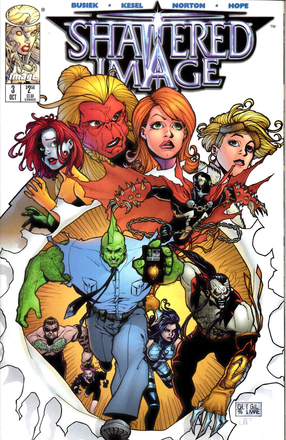 Shattered Image #3 Very Fine (8.0) [Image Comic] LARGE