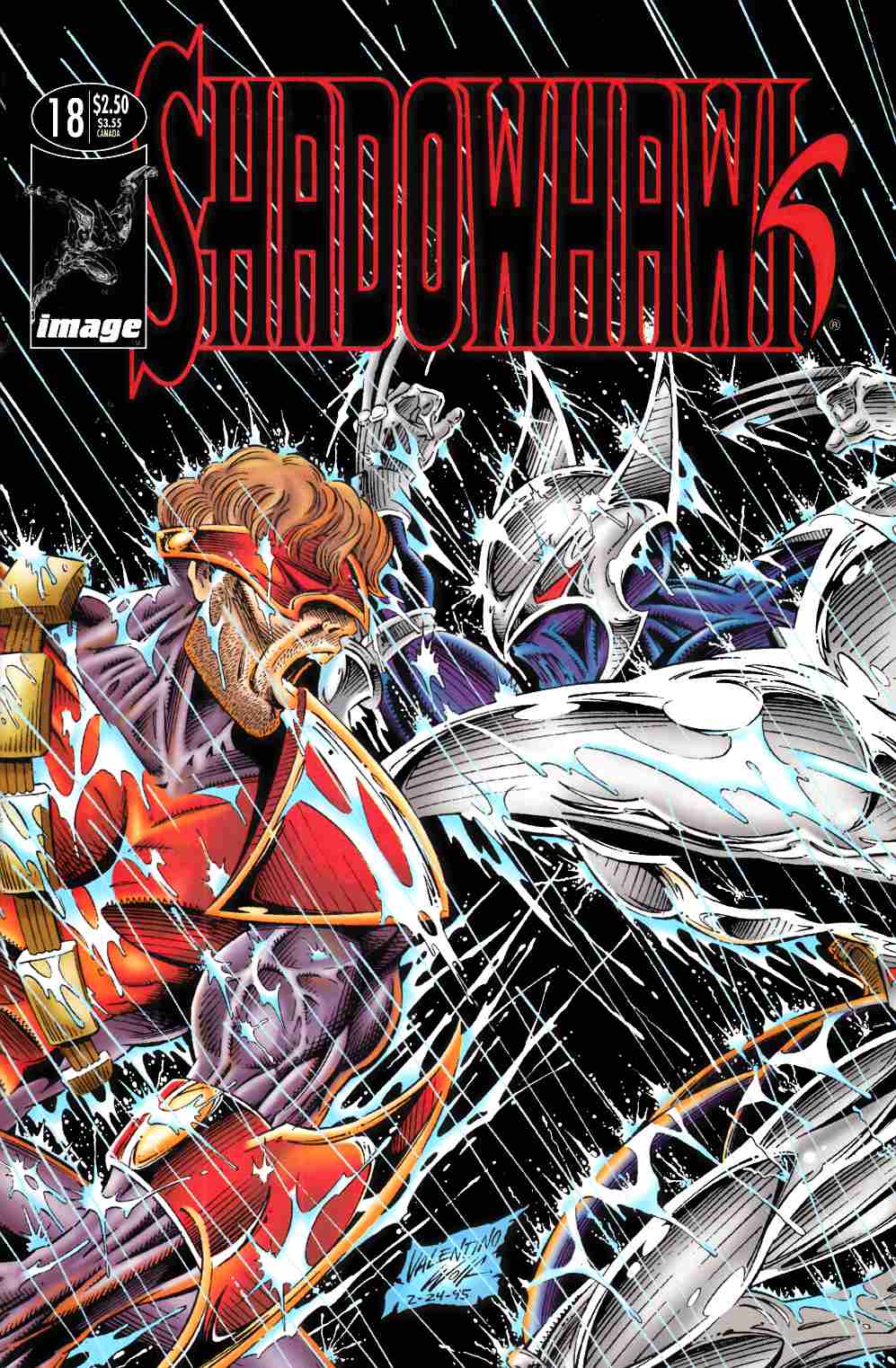 Shadowhawk #18 Near Mint (9.4) [Image Comic] THUMBNAIL