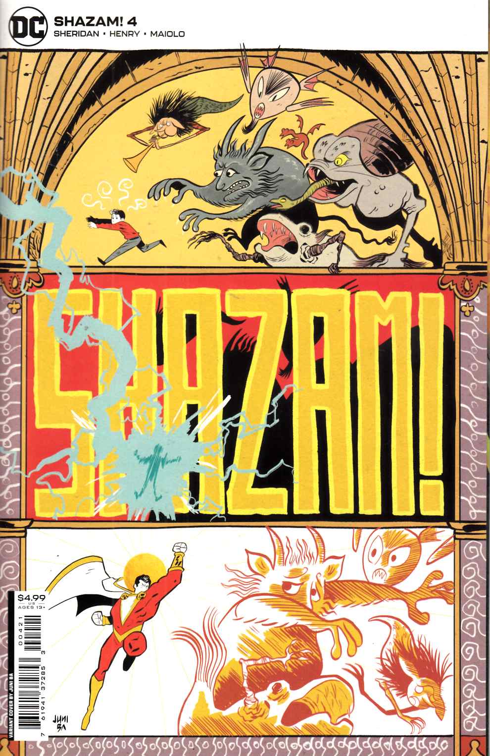 Shazam #4 Murai Variant Cover Near Mint (9.4) [DC Comic] LARGE