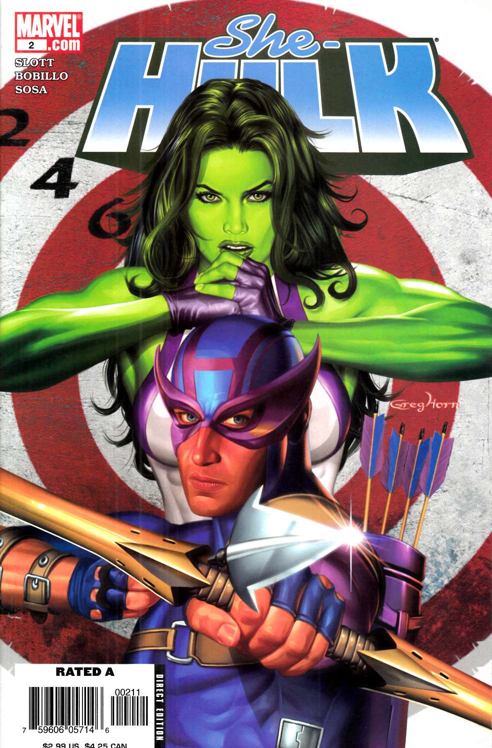 She-Hulk #2 Very Fine (8.0) [Marvel Comic] LARGE