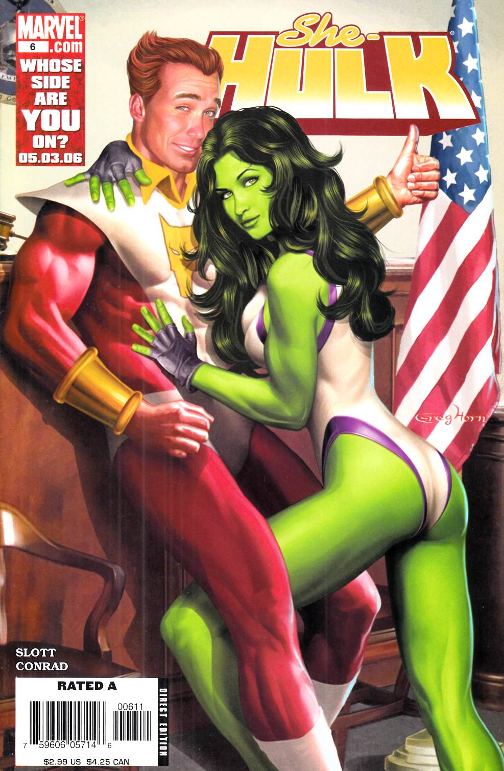 She Hulk #6 Near Mint (9.4) [Marvel Comic] THUMBNAIL