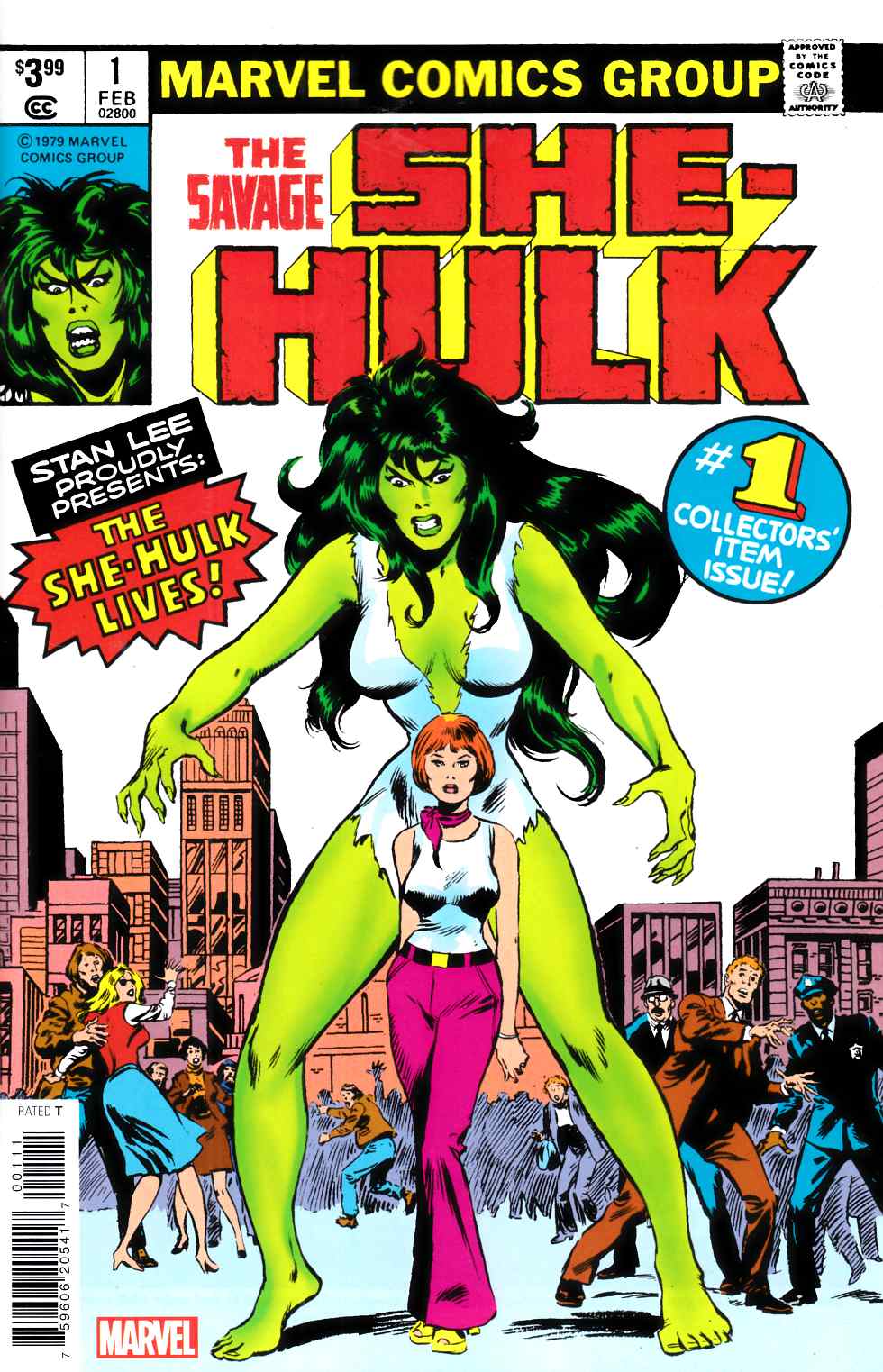 Savage She-Hulk #1 Facsimile Edition Near Mint (9.4) [Marvel Comic] LARGE