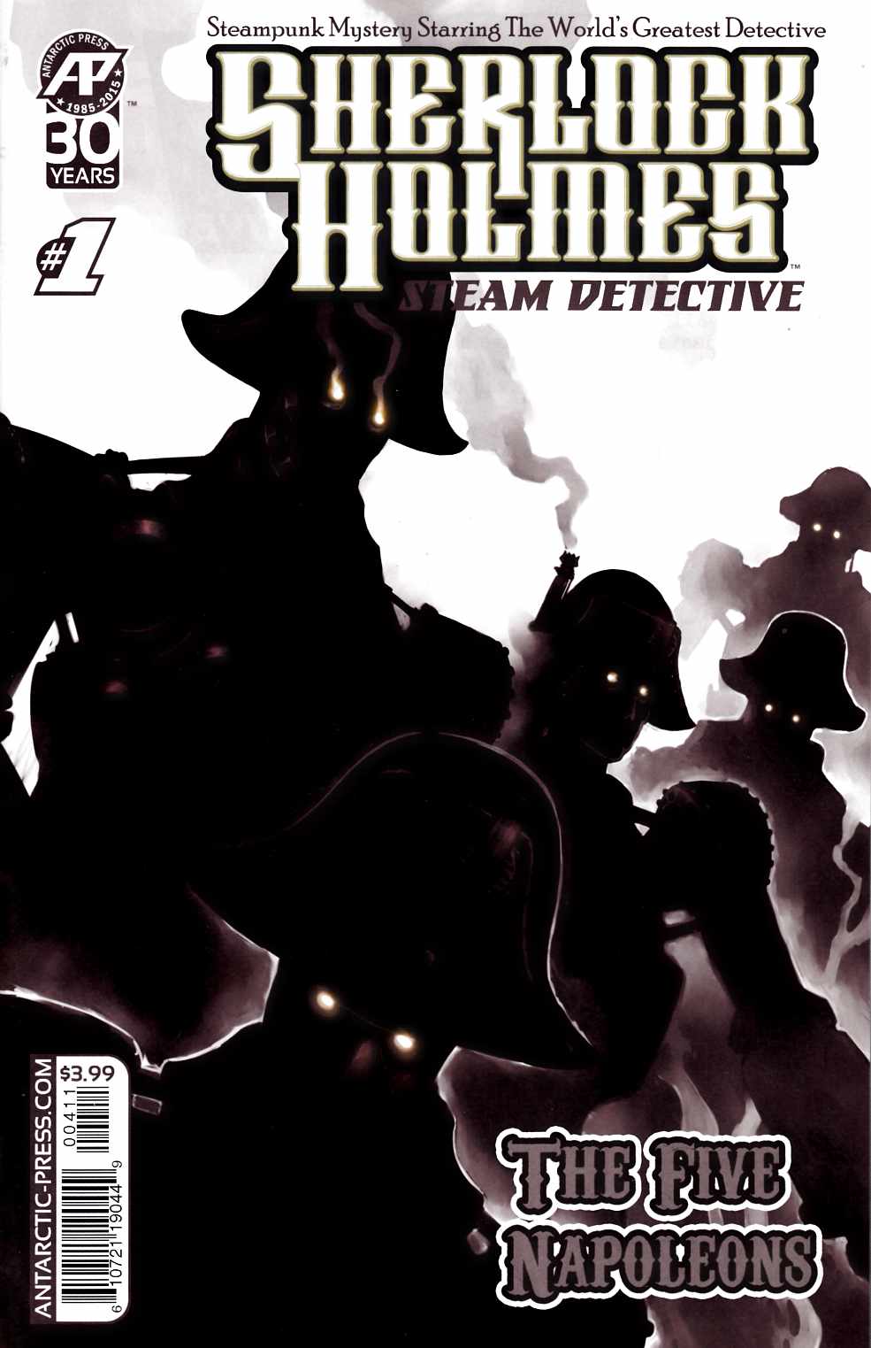Steampunk Sherlock Case Files Five Napoleons [Antarctic Comic] LARGE