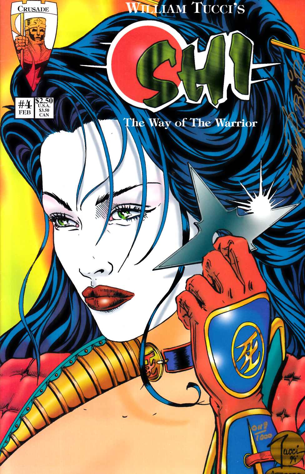 Shi #4 Very Fine Signed by Bair (8.0) [Crusade Comic] LARGE