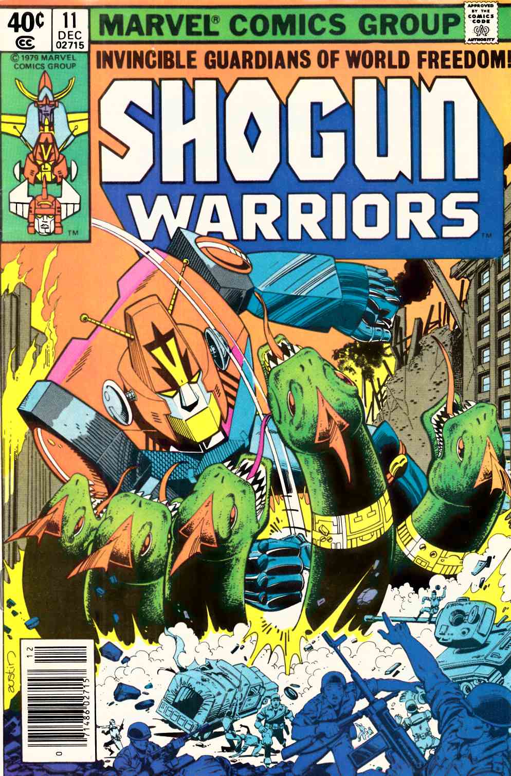 Shogun Warriors #11 Newsstand Edition Fine (6.0) [Marvel Comic] LARGE