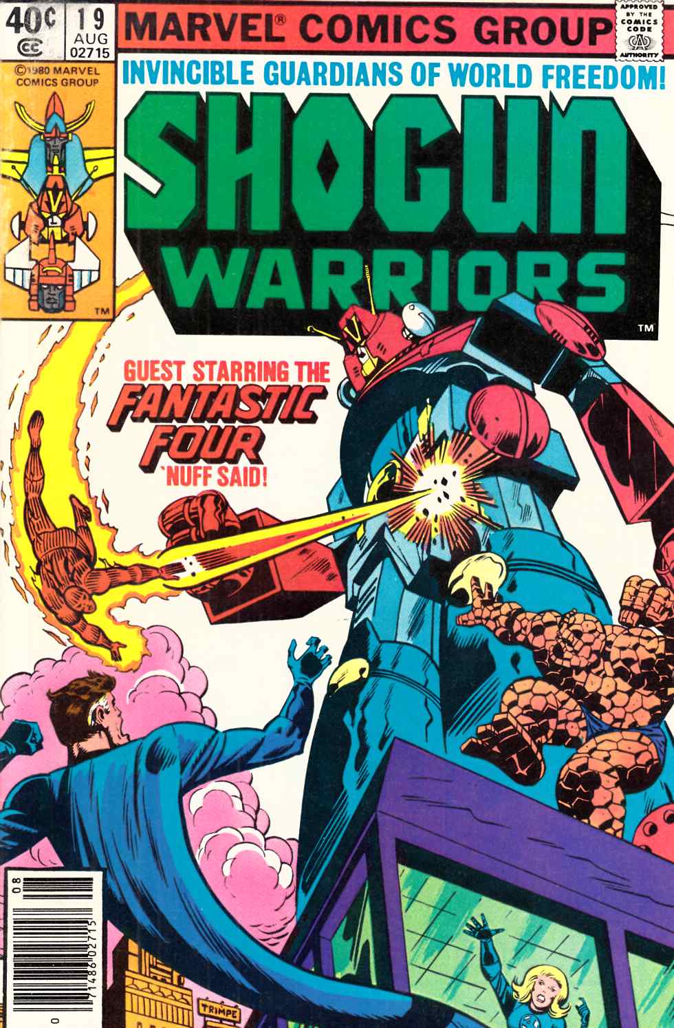 Shogun Warriors #19 Newsstand Edition Fine (6.0) [Marvel Comic] THUMBNAIL