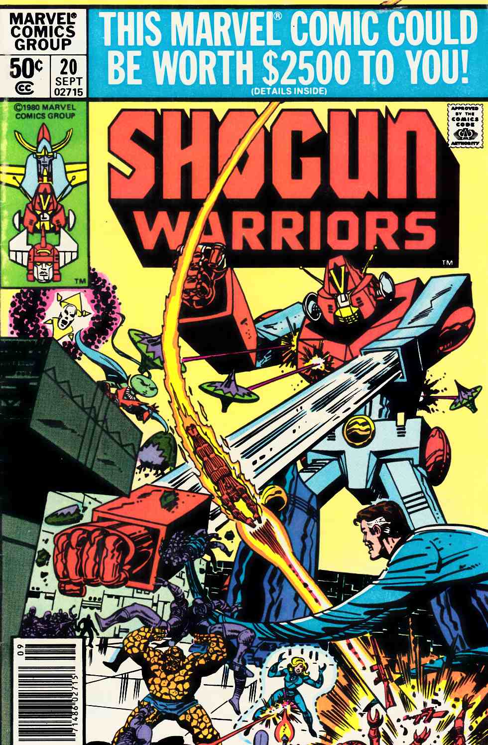 Shogun Warriors #20 Newsstand Edition Fine (6.0) [Marvel Comic] THUMBNAIL