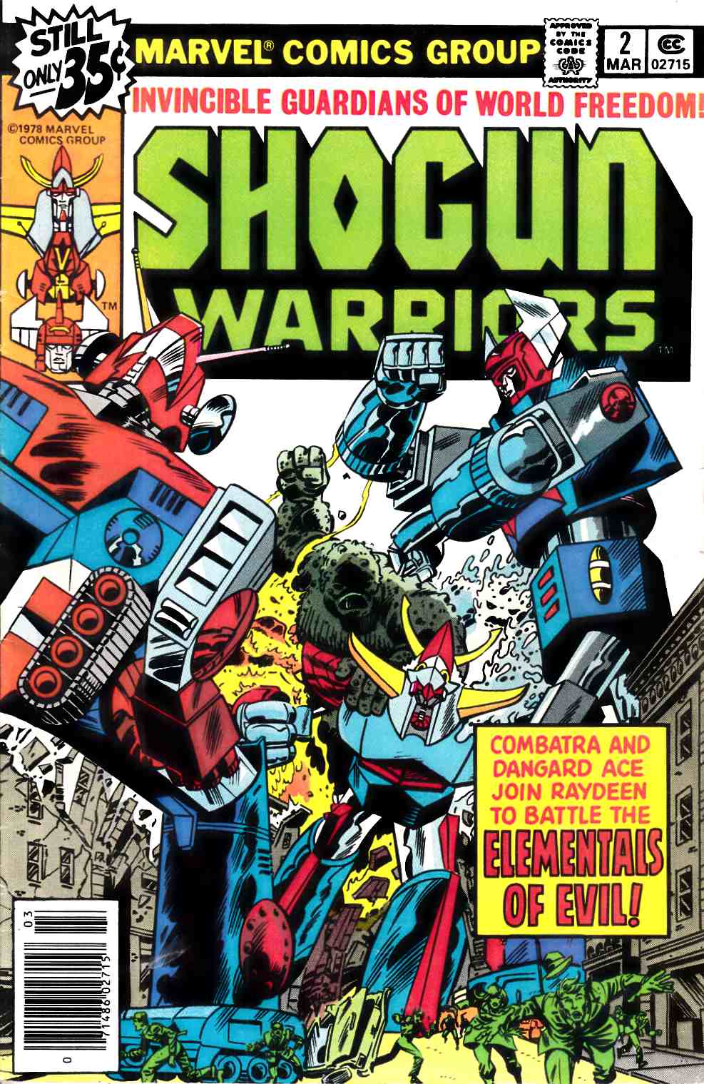 Shogun Warriors #2 Very Good (4.0) [Marvel Comic] THUMBNAIL