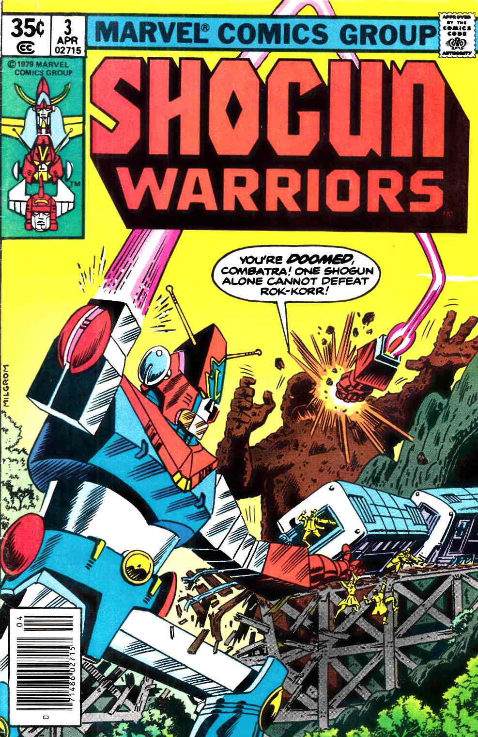 Shogun Warriors #3 Fine (6.0) [Marvel Comic] THUMBNAIL