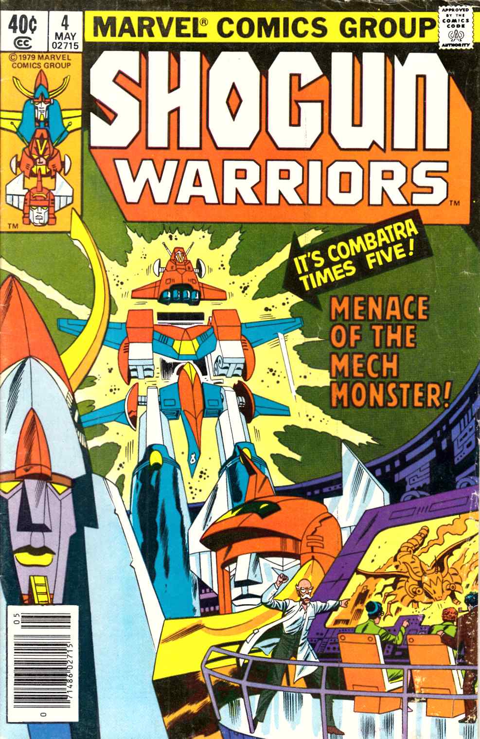 Shogun Warriors #4 Newsstand Edition Very Good (4.0) [Marvel Comic] THUMBNAIL