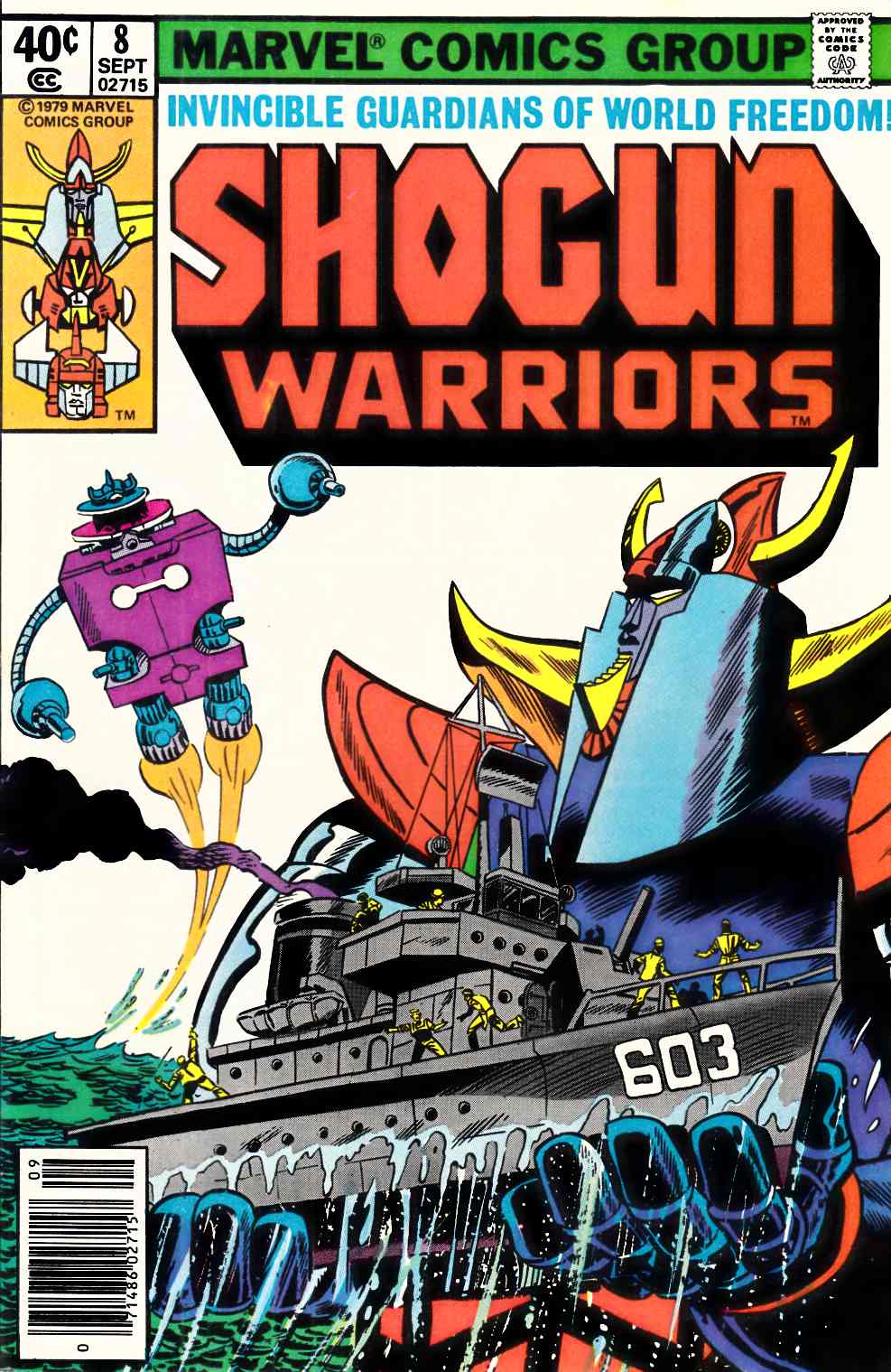 Shogun Warriors #8 Newsstand Edition Fine (6.0) [Marvel Comic] THUMBNAIL