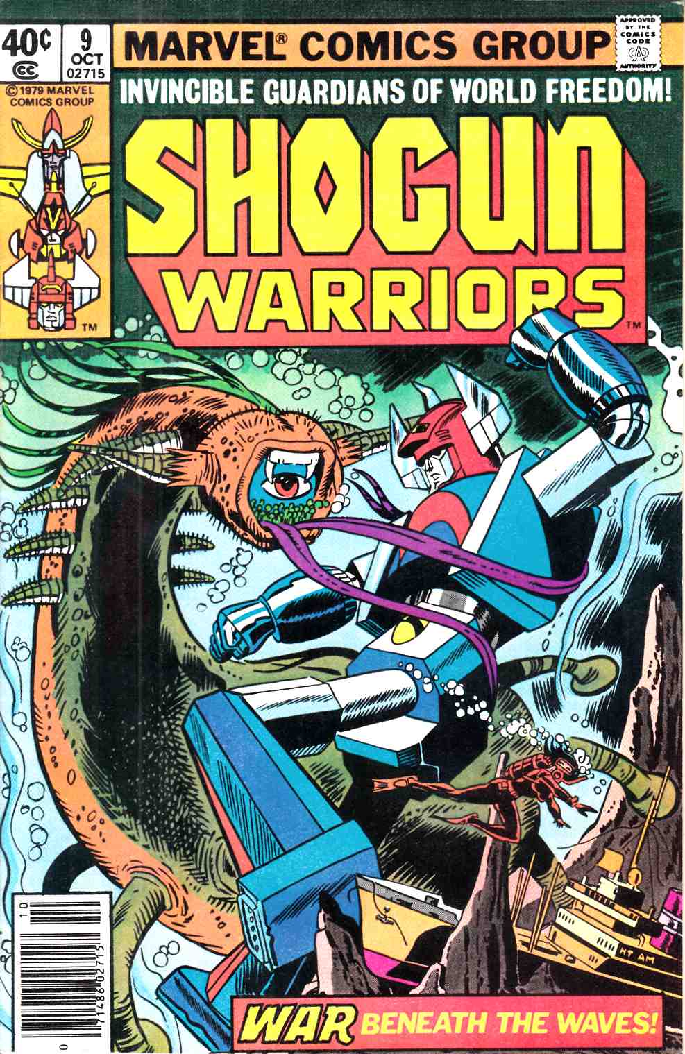 Shogun Warriors #9 Newsstand Edition Very Fine (8.0) [Marvel Comic] LARGE