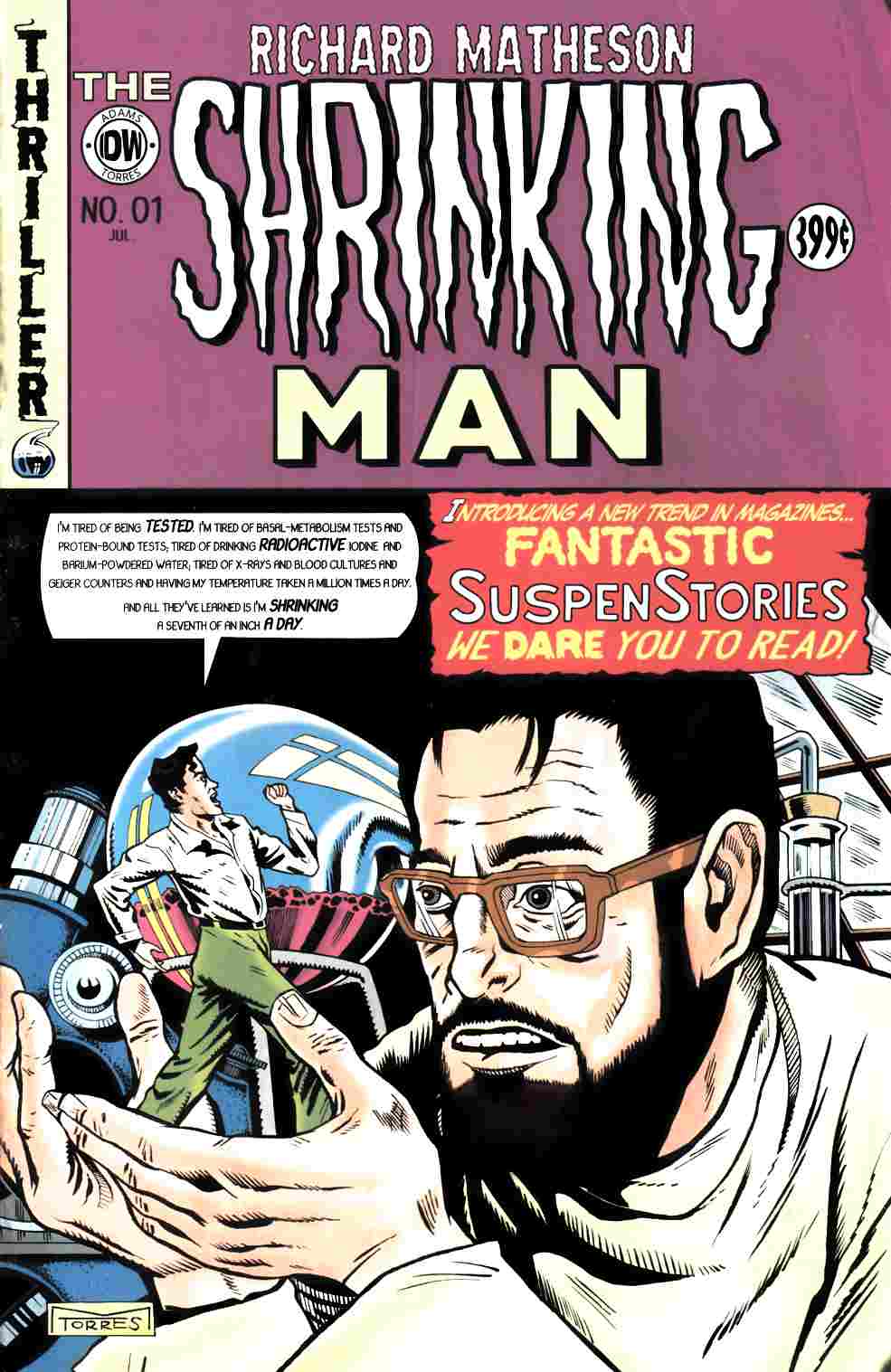 Shrinking Man #1 EC Subscription Cover [IDW Comic] THUMBNAIL
