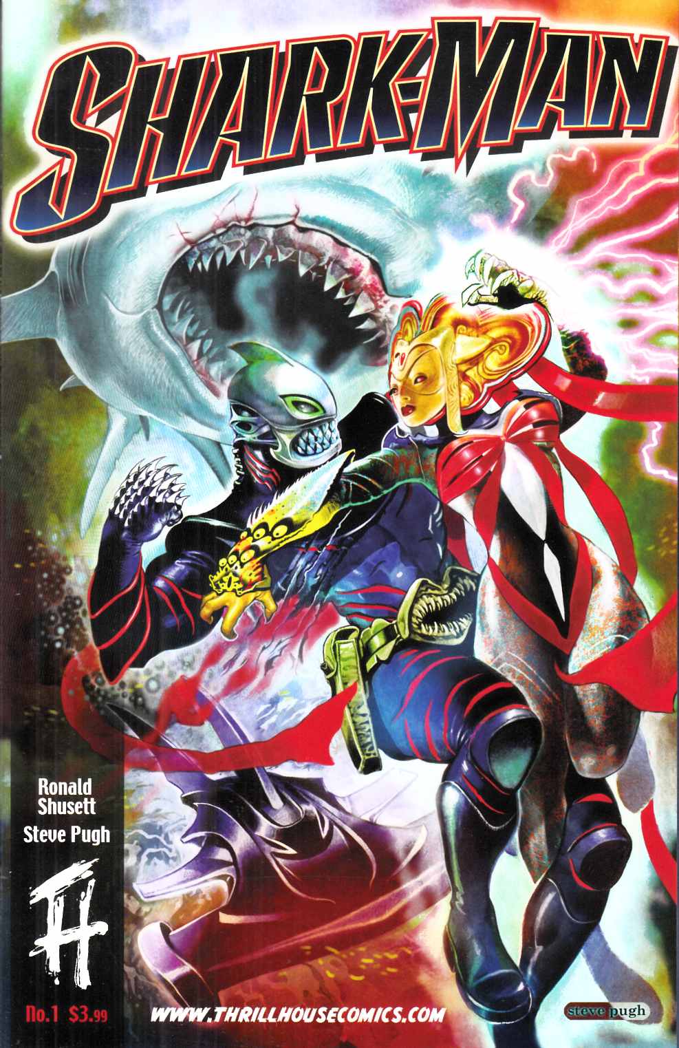 Shark-Man #1 Near Mint (9.4) [Thrill Comic] THUMBNAIL