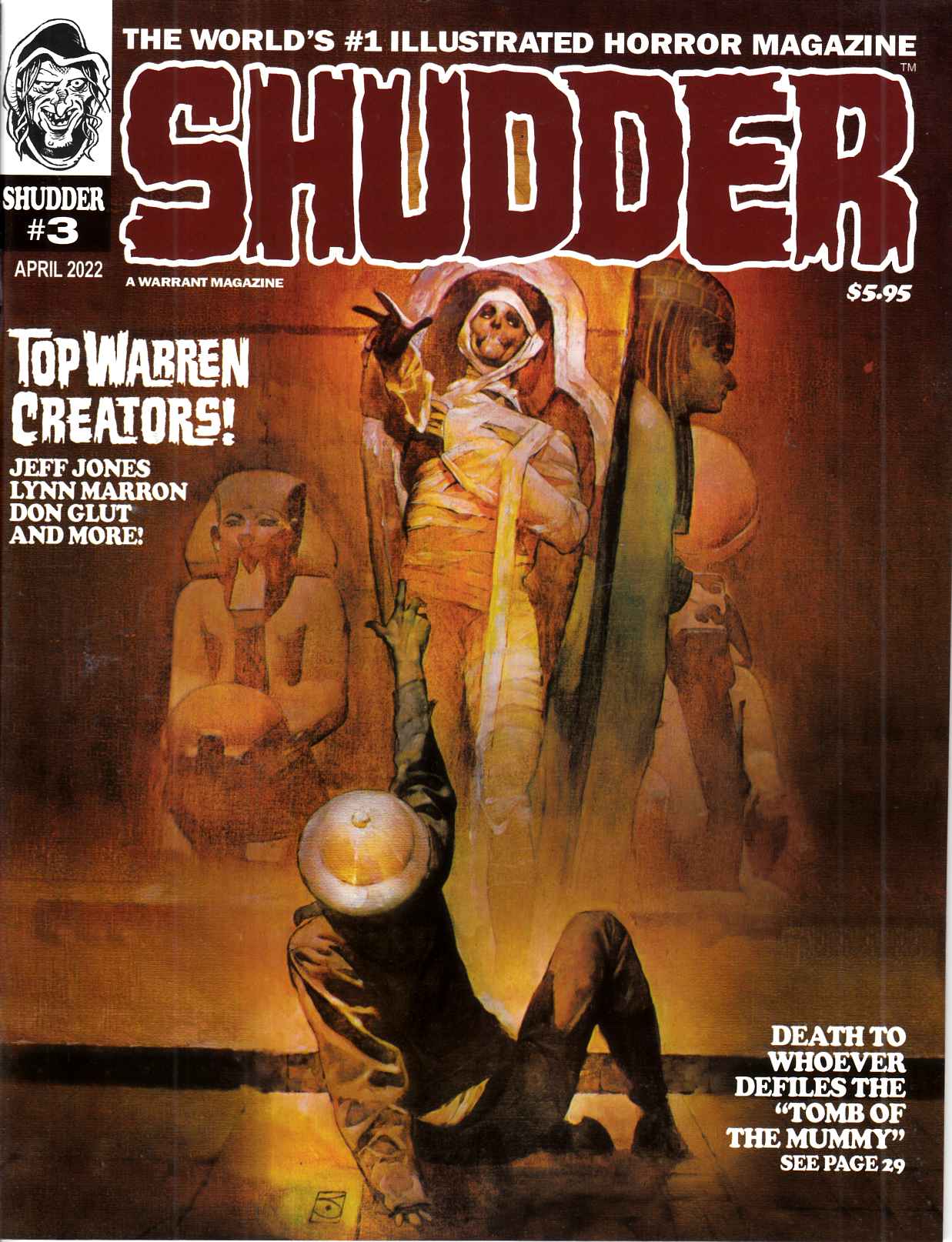 Shudder Magazine #3 Near Mint (9.4) [Warrant Magazine] THUMBNAIL