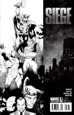 Siege #1 Coipel Sketch Variant Cover [Comic] LARGE