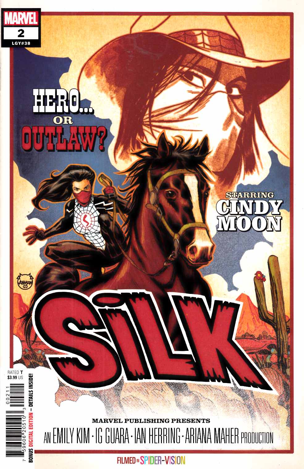 Silk #2 Near Mint (9.4) [Marvel Comic] LARGE