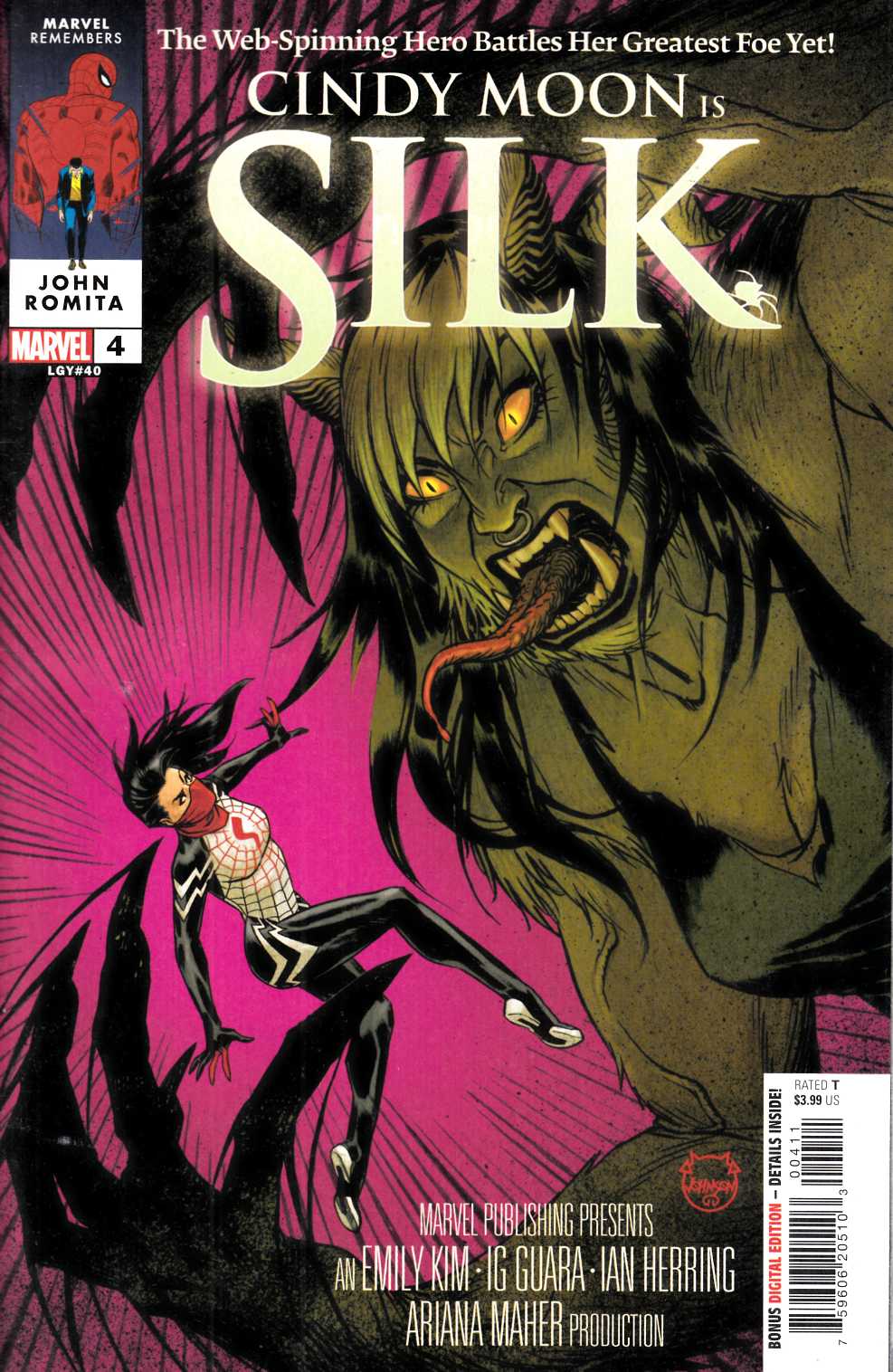 Silk #4 Near Mint (9.4) [Marvel Comic] THUMBNAIL