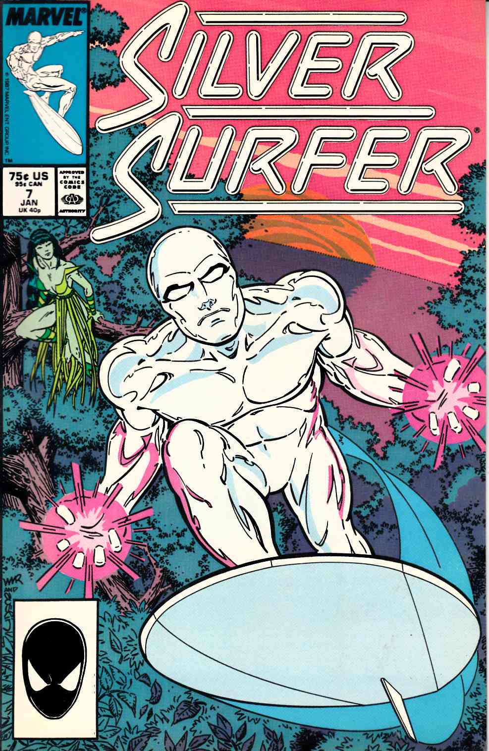 Silver Surfer #7 Very Fine (8.0) [Marvel Comic] THUMBNAIL