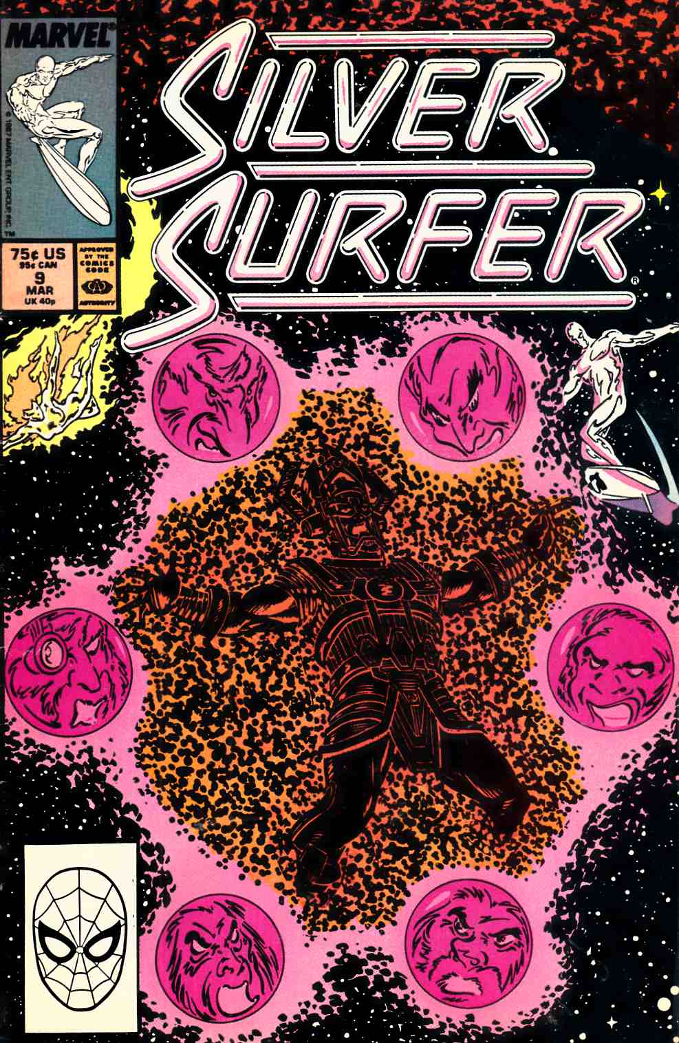 Silver Surfer #9 Fine/Very Fine (7.0) [Marvel Comic] THUMBNAIL