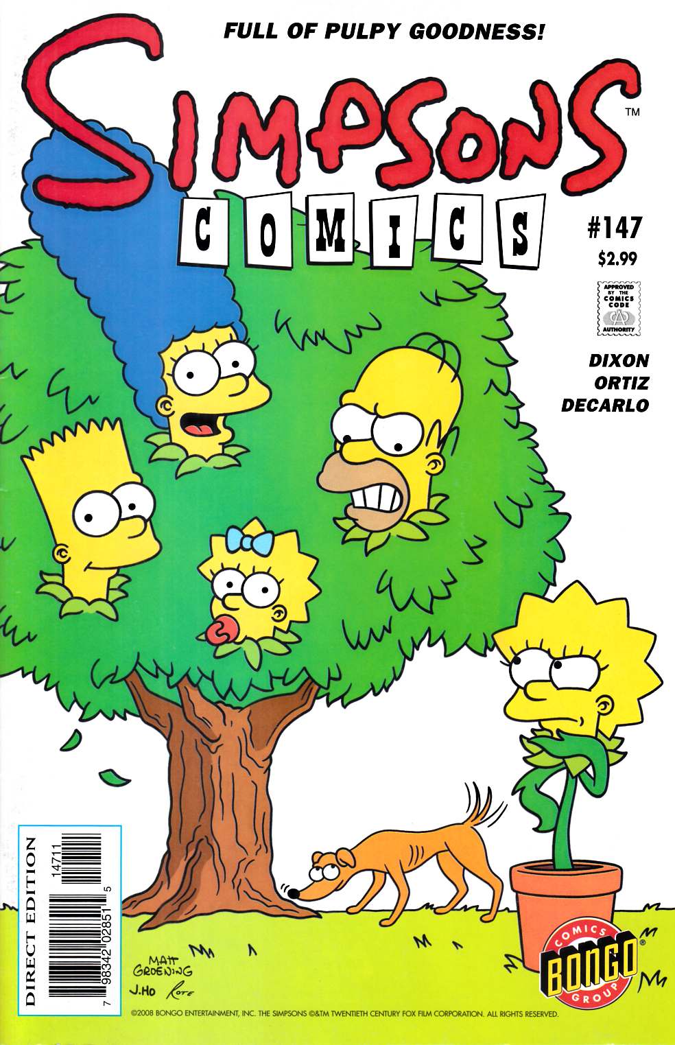 Simpsons Comics #147 Fine (6.0) [Bongo Comic] LARGE