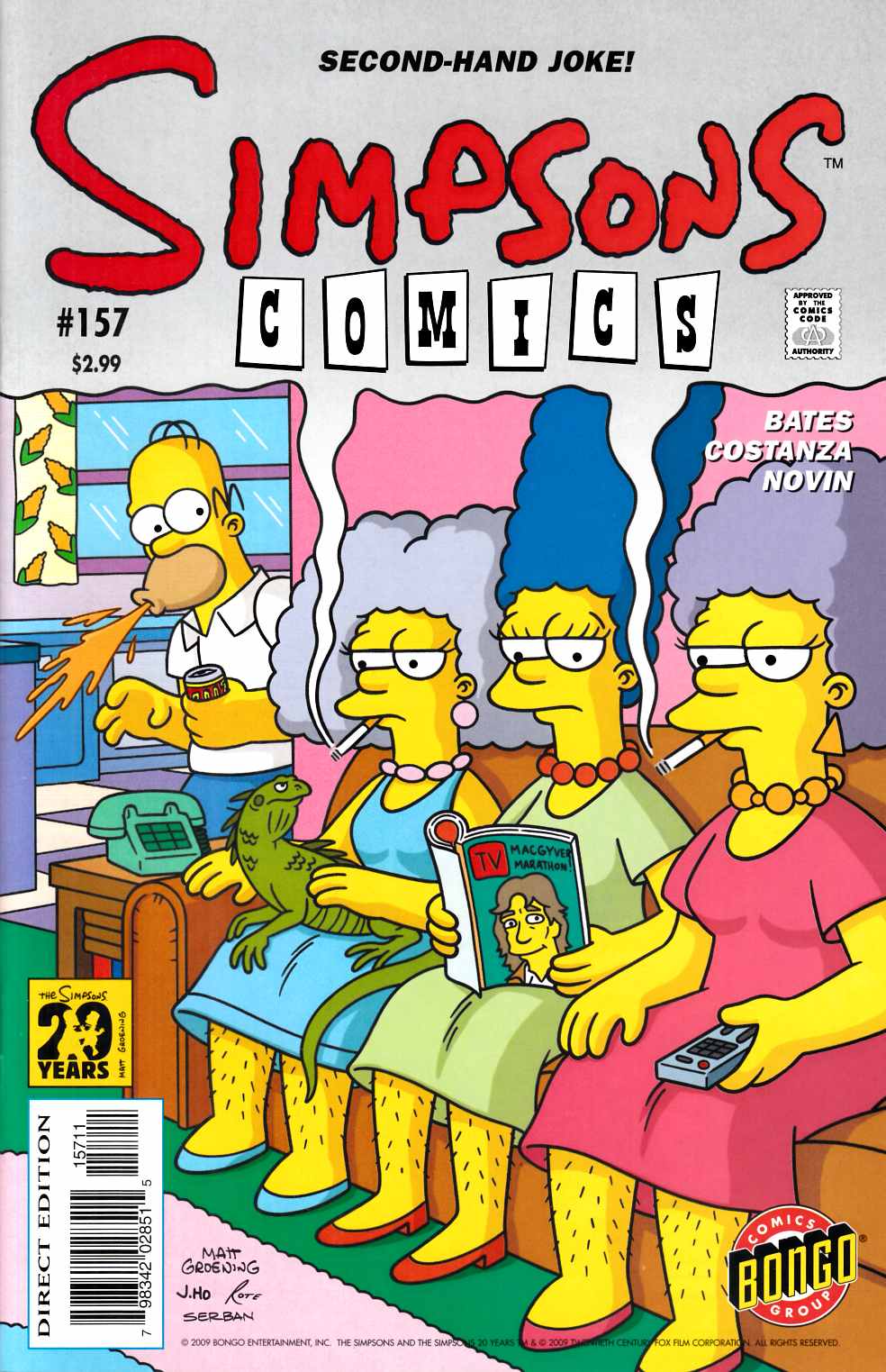 Simpsons Comics #157 Near Mint (9.4) [Bongo Comic] THUMBNAIL