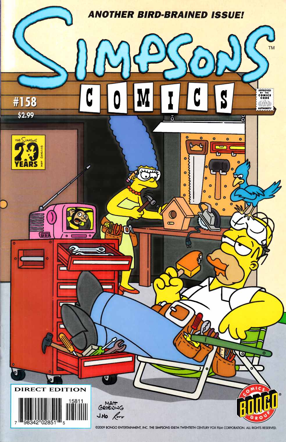 Simpsons Comics #158 Near Mint (9.4) [Bongo Comic] THUMBNAIL