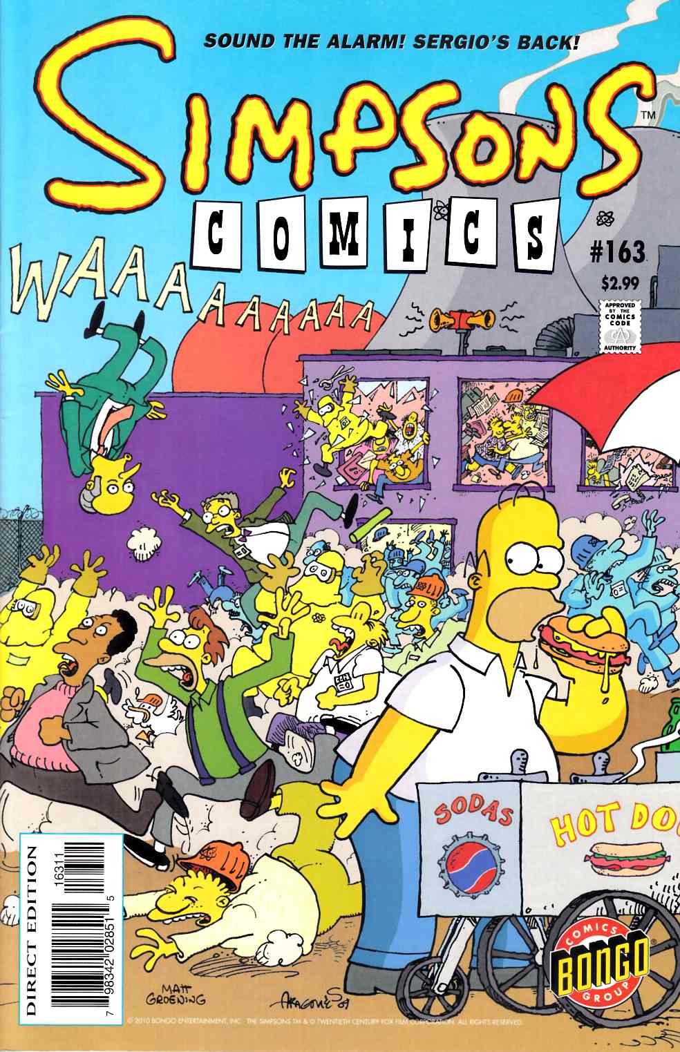 Simpsons Comics #163 Near Mint (9.4) [Bongo Comic] THUMBNAIL