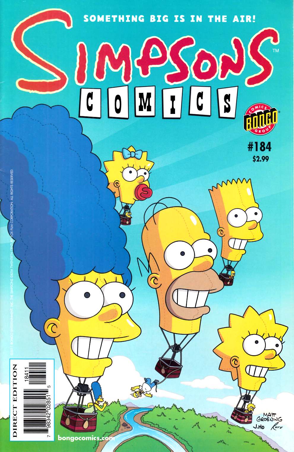Simpsons Comics #184 Very Fine (8.0) [Bongo Comic] THUMBNAIL