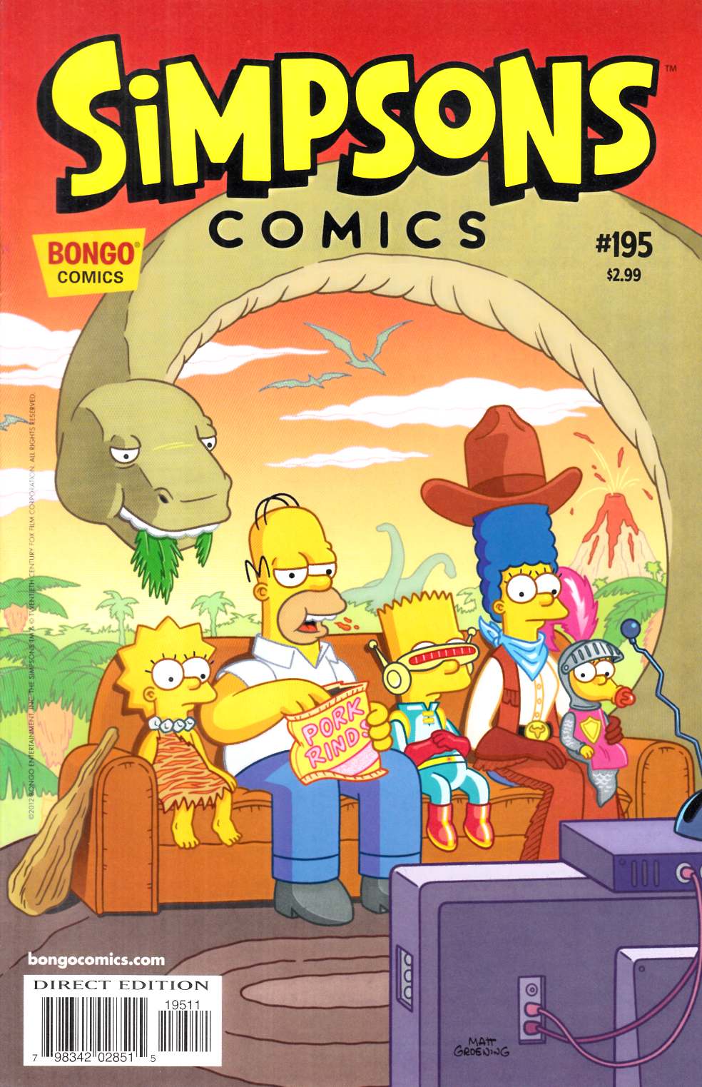 Simpsons Comics #195 Near Mint (9.4) [Bongo Comic] LARGE