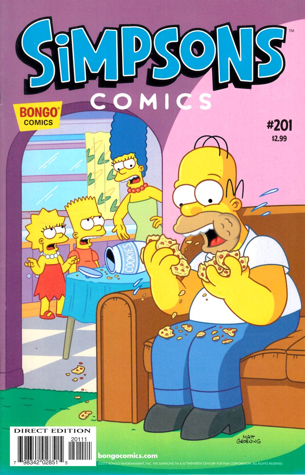 Simpsons Comics #201 Near Mint (9.4) [Bongo Comic] THUMBNAIL