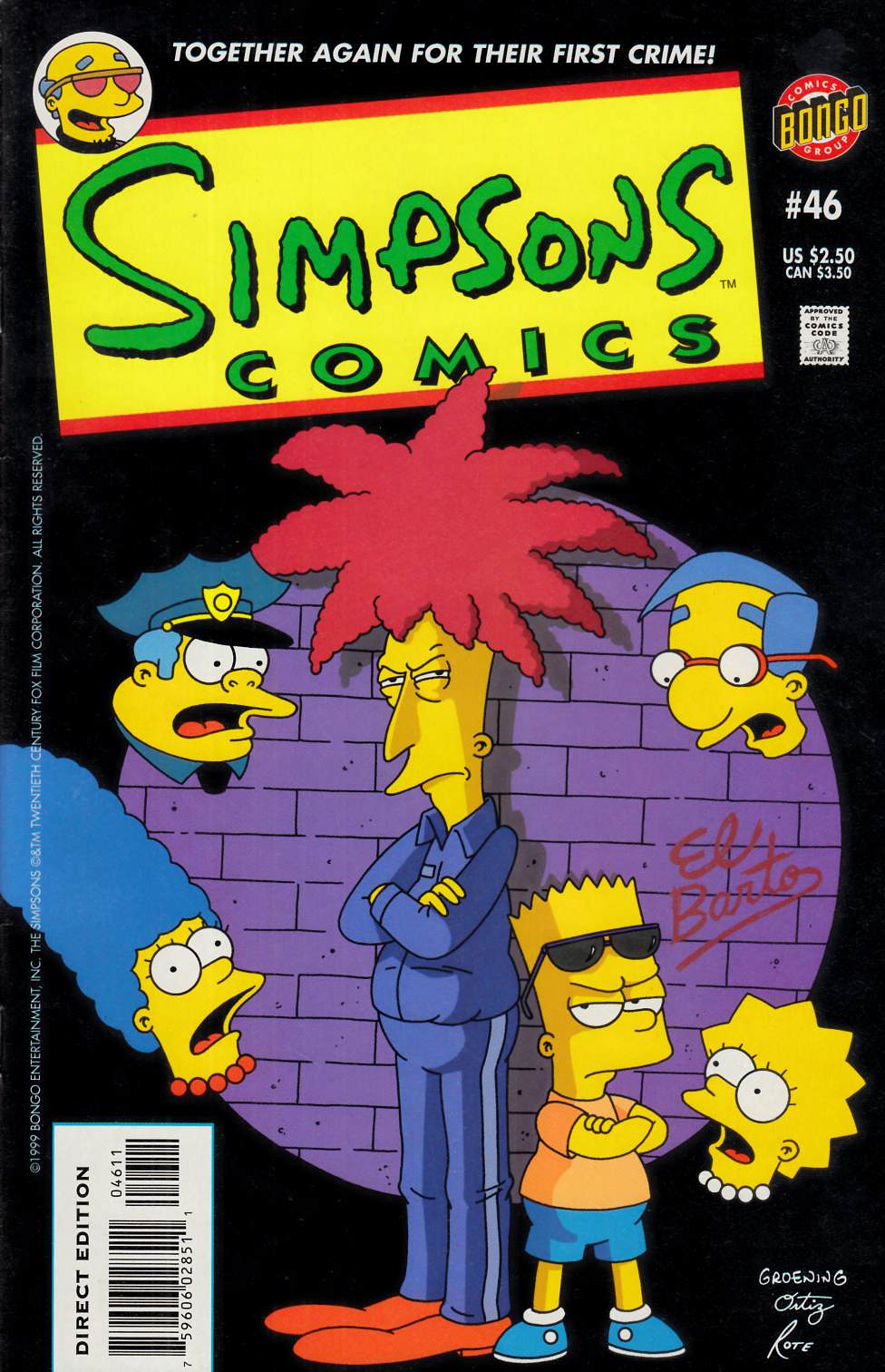 Simpsons Comics #46 Near Mint (9.4) [Bongo Comic] THUMBNAIL