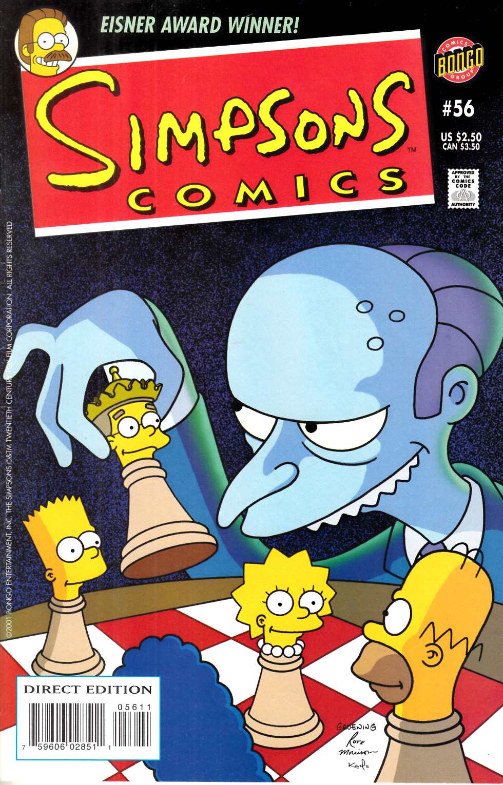 Simpsons Comics #56 Fine (6.0) [Bongo Comic] THUMBNAIL