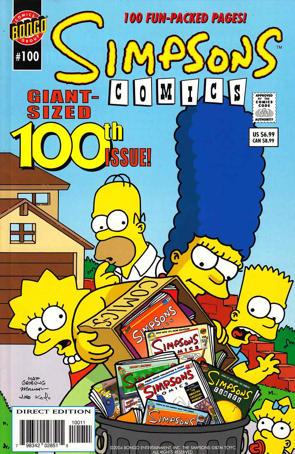 Simpsons Comics #100 Very Fine (8.0) [Bongo Comic] THUMBNAIL